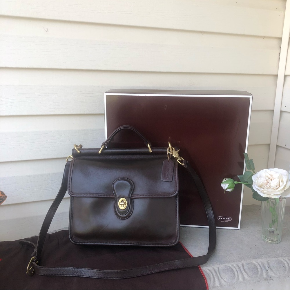 Coach Dark Brown Crossbody Bag